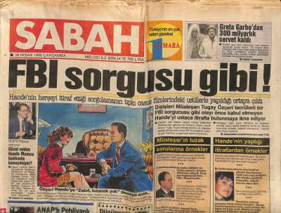 Sabah Gazetesi 18 Nisan 1990 - İstanbulun Vergi Rekortmeni Beyazıt GZ62876 - 1