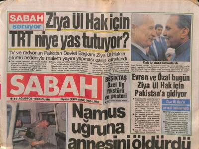 Sabah Gazetesi 19 Ağustos 1988 - Yüksel Uzel Sesini Sardalyaya Borçlu GZ83424 - 1