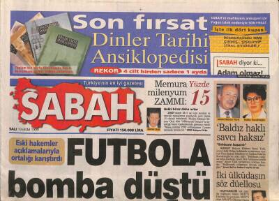 Sabah Gazetesi 19 Ekim 1999 - Haluk Ulusoyu Eski Karısı Oya Aydoğan Anlattı GZ84576 - 1