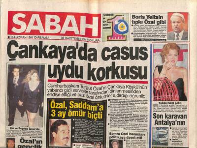 Sabah Gazetesi 19 Haziran 1991 - Ünlülere Kokain Davası Açıldı * Hasan Bora - Adnan Güngör - İbrahim Tatlıses GZ83179 - 1