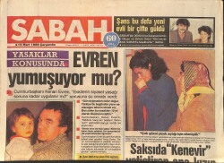 Sabah Gazetesi 19 Mart 1986 - İbrahim Tatlıses Buz Pateni Yapmaya Kalktı - Evren Yumuşuyor Mu GZ3377 - Gökçekoleksiyon