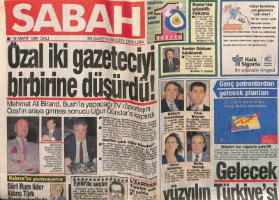 Sabah Gazetesi 19 Mart 1991 - Doğum Günü Hediyesi GZ55894 - 1