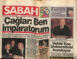 Sabah Gazetesi 19 Mart 1992 - Vehbi Koç Üniversitesi Kuruluyor GZ62835 - 2