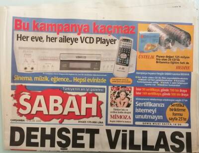Sabah Gazetesi 19 Ocak 2000 BahçeliAdalet Tecelli Edecek - Savcı Savaşın FaziletSavaşı -GZ44483 - 1