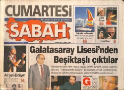 Sabah Gazetesi 19 Şubat 2000 - Deniz Akkaya, Sevgilisi Okan Bayülgen'e Sokak Ortasında Tokat Attı - Hülya Avşar, Yunanistanlı Sanatçı ile Düet Yapacak GZ158107 - Gökçekoleksiyon