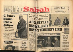 Sabah Gazetesi 2 Ekim 1966 - Afganistan Başvekilinin Hayatı Tehlikeye Girdi GZ64234 - 1