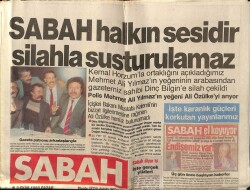 Sabah Gazetesi 2 Ekim 1988 - Bülent Ersoy Tanrım Beni Öldür Diye Dua Ettim GZ64288 - 1