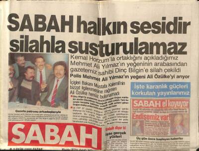 Sabah Gazetesi 2 Ekim 1988 - Bülent Ersoy Tanrım Beni Öldür Diye Dua Ettim GZ64288 - 1
