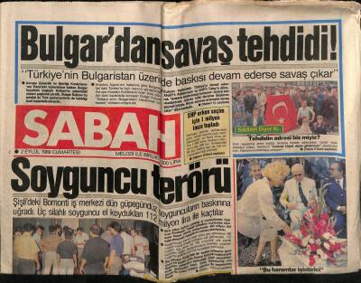 Sabah Gazetesi 2 Eylül 1989 - Doğum Günü Hediyesi GZ56612 - 1
