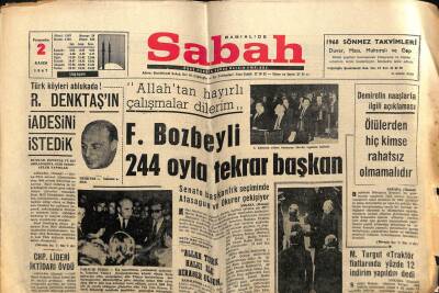 Sabah Gazetesi 2 Kasım 1967 - Rauf Denktaşın İadesini İstedik GZ64018 - 2