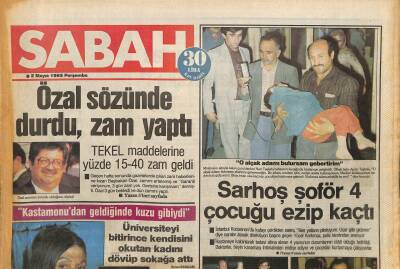 Sabah Gazetesi 2 Mayıs 1985 - Koçun Kızı Kendi Mağazalarından Alışveriş Ederken , Biraz Pahalıymış dedi GZ126147 - 1