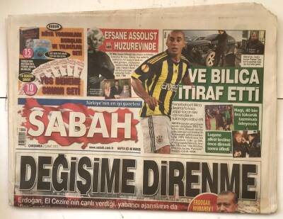 Sabah Gazetesi 2 Şubat 2011 - Efsane Assolist Huzurevinde GZ7211 - 2