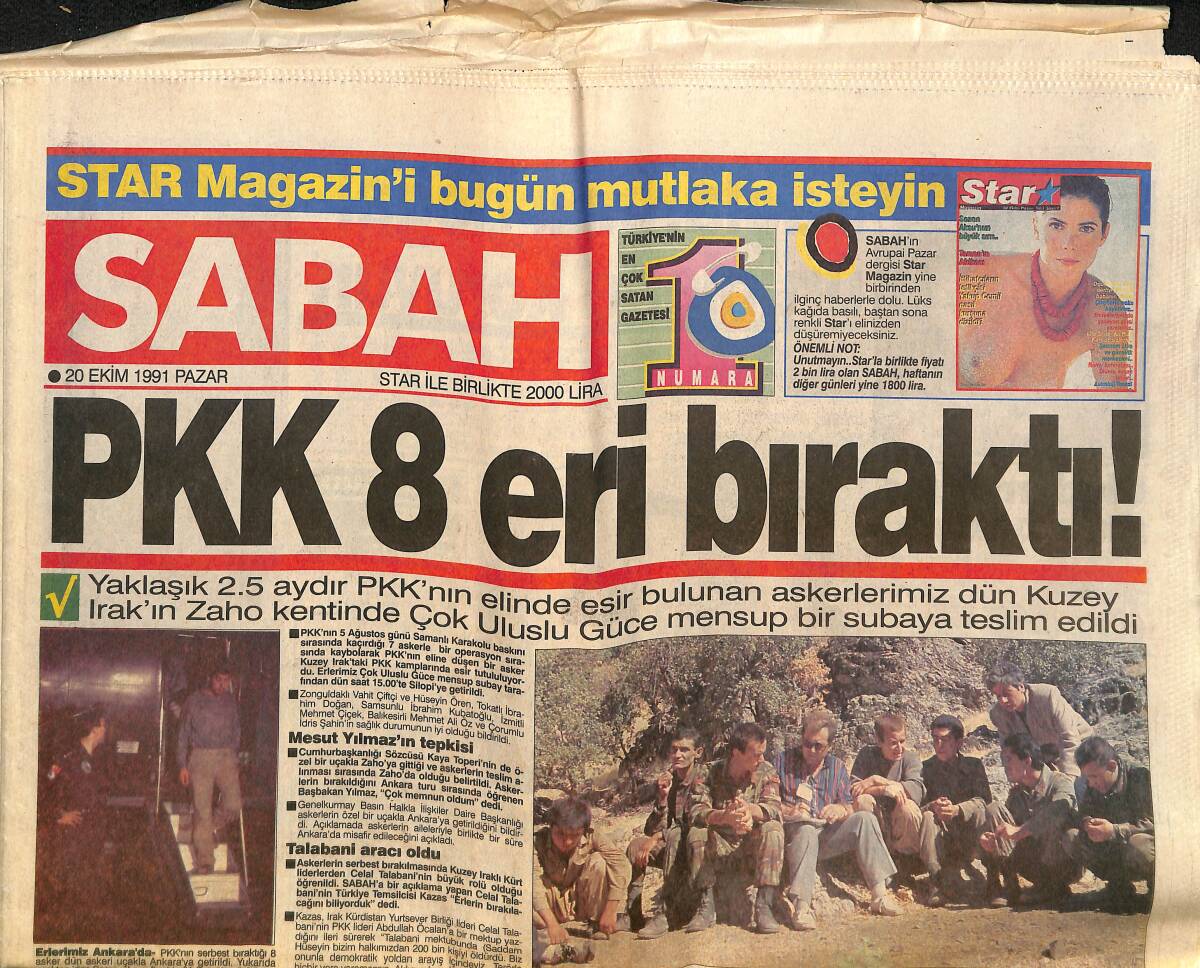 Sabah Gazetesi 20 Ekim 1991 - Peru Eski Devlet Başkanı Garcia Rüşvet Almaktan Yargılanacak GZ150328 - 1