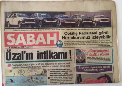 Sabah Gazetesi 20 Haziran 1985 - Özalın İntikamı ! GZ16028 - 2