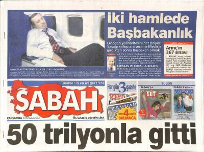 Sabah Gazetesi 20 Kasım 2002 - Bush , Gülü Davet Etti - James Bond , Bu Kez Kraliçenin Huzurunda GZ128034 - 1