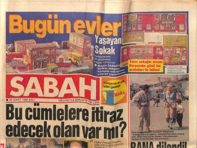 Sabah Gazetesi 20 Mart 1990 - Doğum Günü Hediyesi GZ55342 - 1
