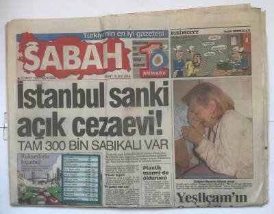 Sabah Gazetesi 20 Mart 1995 - Yeşilçamın Sadri Babası GZ7426 - 1