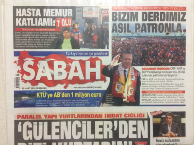 Sabah Gazetesi 20 Mart 2014 - Barçanın Gözü Arda Turanda GZ29005 - 1