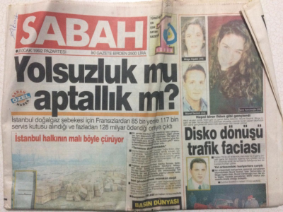 Sabah Gazetesi 20 Ocak 1992 - Soldaki Çekişme,Yolsuzluk Mu? Aptallık Mı? GZ27404 - 1