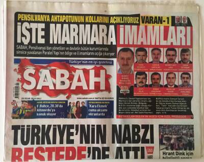 Sabah Gazetesi 20 Ocak 2015 - Türkiyenin Nabzı Beştepede Attı GZ22932 - 1