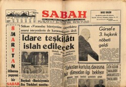 Sabah Gazetesi 20 Şubat 1966 - İdare Teşkilatı İslah Edilecek GZ64129 - 1