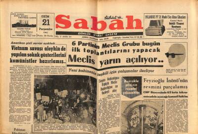 Sabah Gazetesi 21 Ekim 1965 - Ankaranın Duman Derdi Halledilemiyor GZ74798 - 1