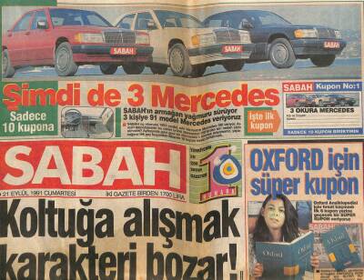Sabah Gazetesi 21 Eylül 1991 - İnönü Gövde Gösterilerine Hazırlanıyor GZ83169 - 1