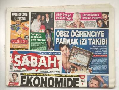 Sabah Gazetesi 21 Eylül 2011 - Kızılayda Bomba 3 Ölü GZ7026 - 1
