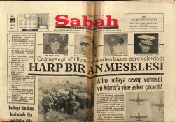 Sabah Gazetesi 21 Kasım 1967 - Atina İle Harp An Meselesi GZ64179 - 1