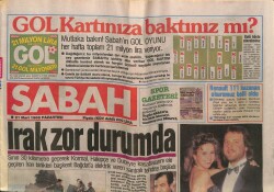 Sabah Gazetesi 21 Mart 1988 - Irak Zor Durumda GZ64307 - 1