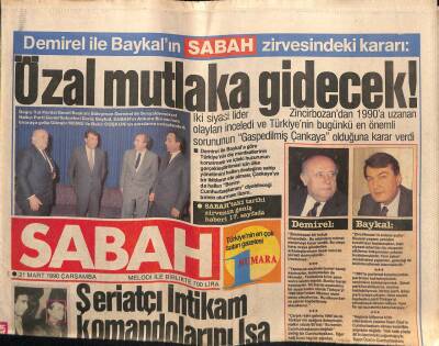 Sabah Gazetesi 21 Mart 1990 - Doğum Günü Hediyesi GZ55879 - 1