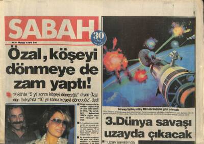 Sabah Gazetesi - 21 Mayıs 1985 - Emel Sayını Bıyıklı Bir Adam Takip Ediyor GZ110169 - 1
