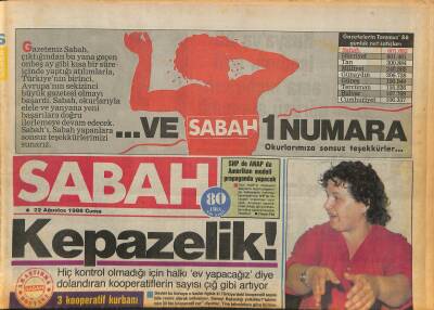 Sabah Gazetesi 22 Ağustos 1986 - Doktoru Artık Özalı Yalnız Bırakmıyor - Ahmet Güneşin Kellesi Kurtuldu GZ127148 - 1