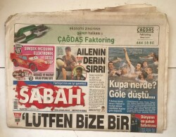 Sabah Gazetesi 22 Ağustos 2011 - Dünyanın En Pahalı Futbolcusu GZ7205 - 1