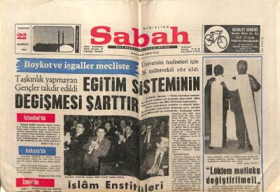Sabah Gazetesi 22 Haziran 1968 - Saldırgan İsrail Yığınak Yapıyor GZ64241 - 1