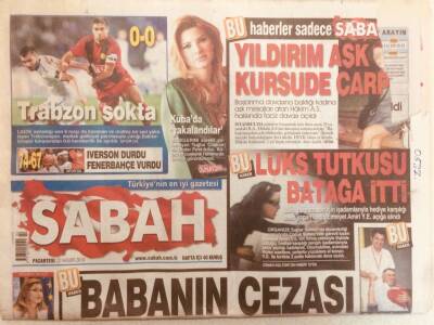 Sabah Gazetesi 22 Kasım 2010 - Trabzonspor Şokta GZ40234 - 1