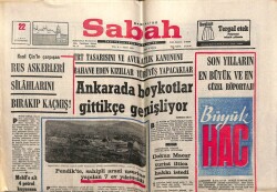 Sabah Gazetesi 22 Mart 1969 - Rus Askerleri Silahlarını Bırakıp Kaçmış GZ64185 - 1