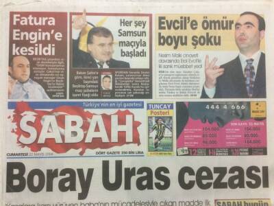 Sabah Gazetesi 22 Mayıs 2004 - Sezen İle Ajda Aynı Sahnede, Sibel Canın Dönüşü GZ47824 - 1