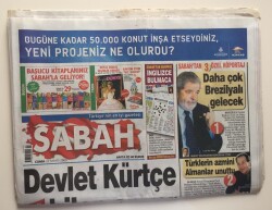 Sabah Gazetesi 22 Mayıs 2009 ( Günaydın Eki İle ) -Devlet Kürtçe Bilen Elaman Arıyor GZ6479 - 2