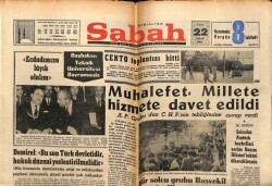 Sabah Gazetesi 22 Nisan 1966 - Bir Solcu Grubu Başvekil Demireli Protesto Etti GZ63959 - 1