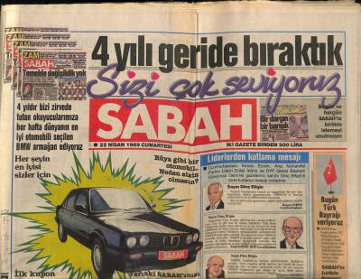 Sabah Gazetesi 22 Nisan 1989 - İtalyan Firması Karadenize 10 Bin Zehirli Varil Döktük GZ89079 - 1