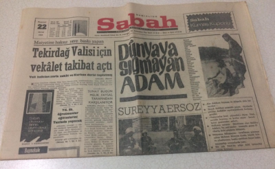 Sabah Gazetesi 22 Ocak 1968 - Kıbrısta Rumlar Yine Türkleri Tevkife Başladı - GZ15454 - 2