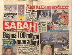 Sabah Gazetesi 22 Ocak 1989 - Ahu Tuğba İkinci Planda GZ61451 - 2