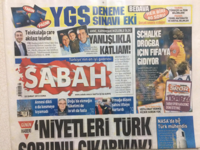 Sabah Gazetesi 22 Şubat 2003 - İşte Said Nursinin İsimsiz Mezarı GZ27891 - 1