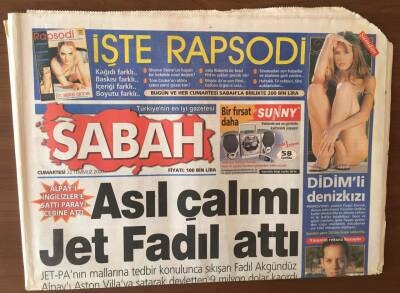 Sabah Gazetesi 22 Temmuz 2000 - Adalara Vize Dopingi GZ6702 - 2