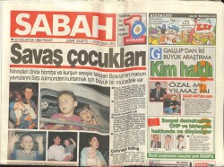 Sabah Gazetesi 23 Ağustos 1992 - Su Tünelinde Facia GZ62120 - 1