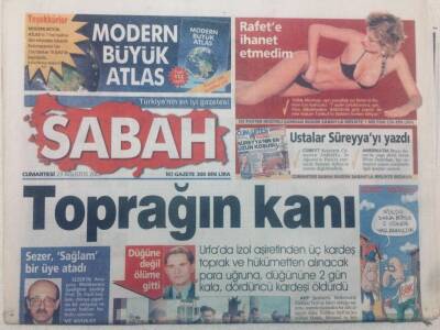 Sabah Gazetesi - 23 Ağustos 2003 - Popun Zirvesinde Süper Dostluk GZ46784 - 1