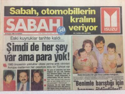 Sabah Gazetesi 23 Kasım 1985 - Dişi Örümcek Operasyonu GZ35780 - 1