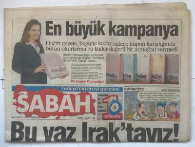 Sabah Gazetesi 23 Mart 1995 - İhracatta Rekor Artış GZ7429 - 1