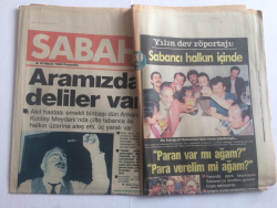 Sabah Gazetesi 23 Mayıs 1985 - Sabancı Halkın İçinde - GZ15068 - 2
